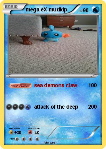 Pokemon mega eX mudkip