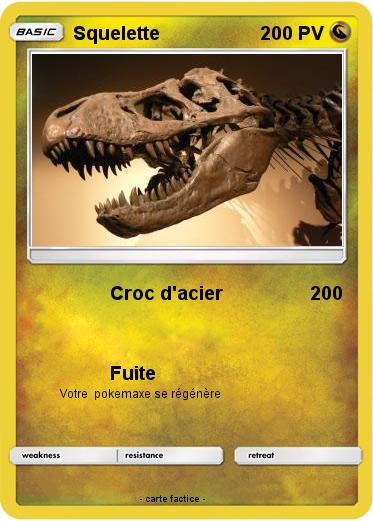 Pokemon Squelette