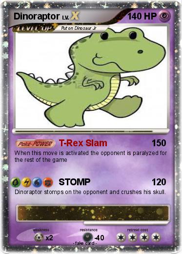 Pokemon Dinoraptor