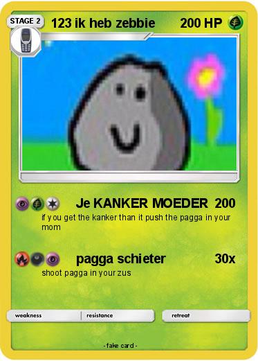 Pokemon 123 ik heb zebbie