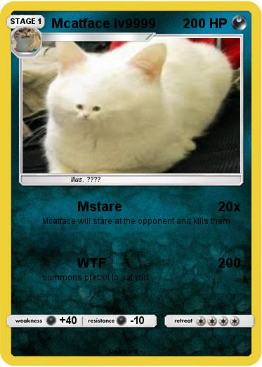 Pokemon Mcatface lv9999
