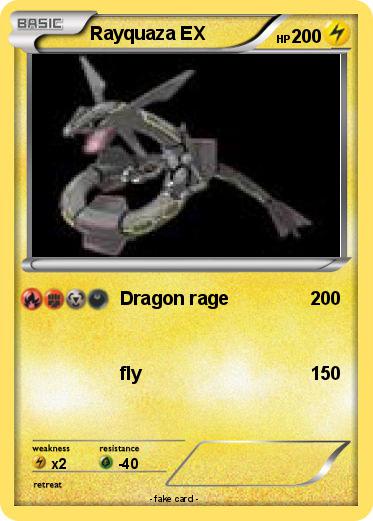 Pokemon Rayquaza EX