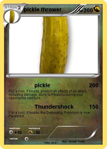 Pokemon pickle thrower