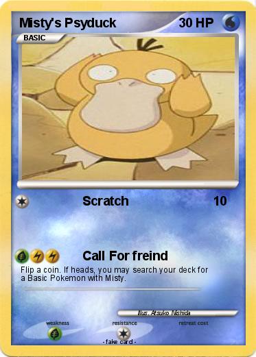 Pokemon Misty's Psyduck