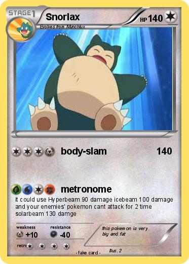 Pokemon Snorlax