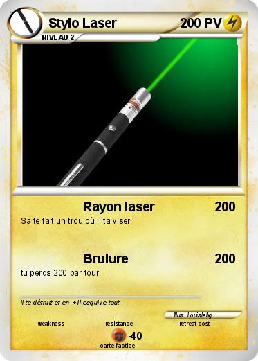 Pokemon Stylo Laser