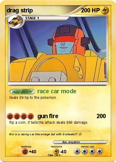 Pokemon drag strip