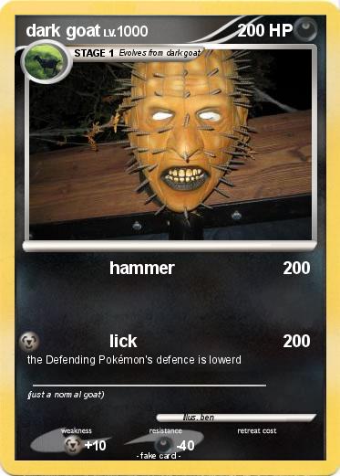 Pokemon dark goat