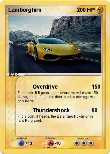 Pokemon Lamborghini