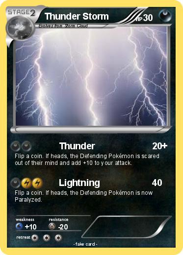 Pokemon Thunder Storm