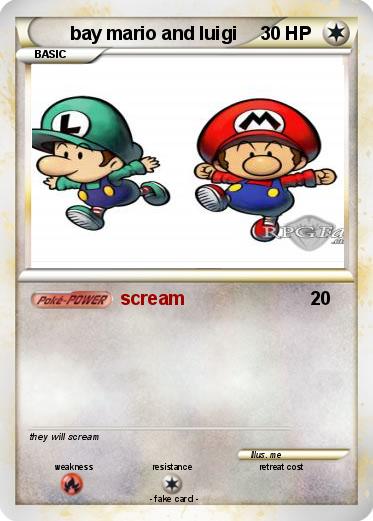 Pokemon bay mario and luigi