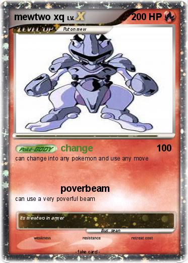 Pokemon mewtwo xq