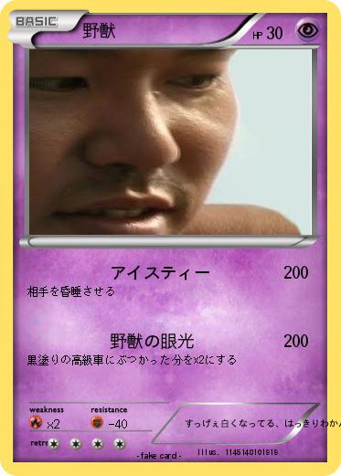 Pokemon 野獣