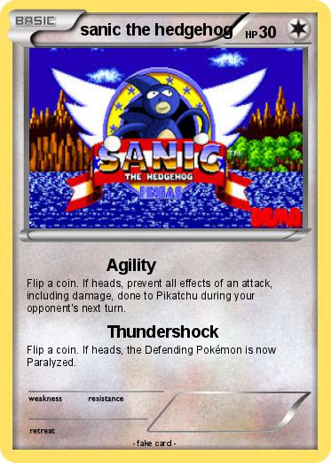 Pokemon sanic the hedgehog
