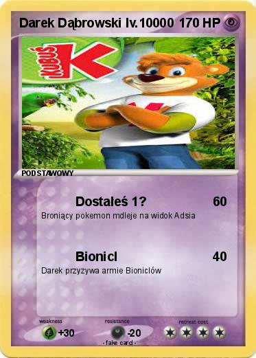 Pokemon Darek Dąbrowski lv.10000