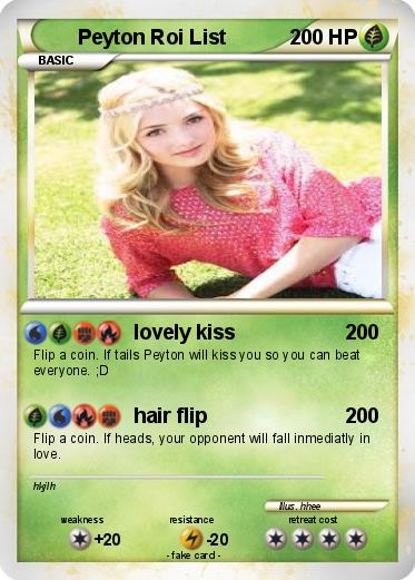 Pokemon Peyton Roi List