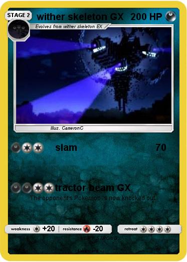 Pokemon wither skeleton GX