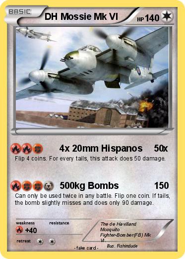 Pokemon DH Mossie Mk VI
