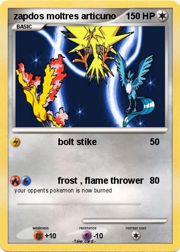 Pokemon zapdos moltres articuno