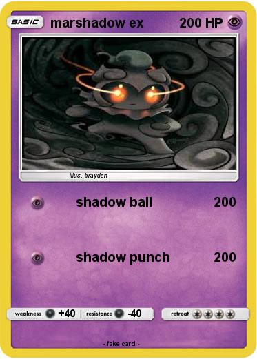Pokemon marshadow ex
