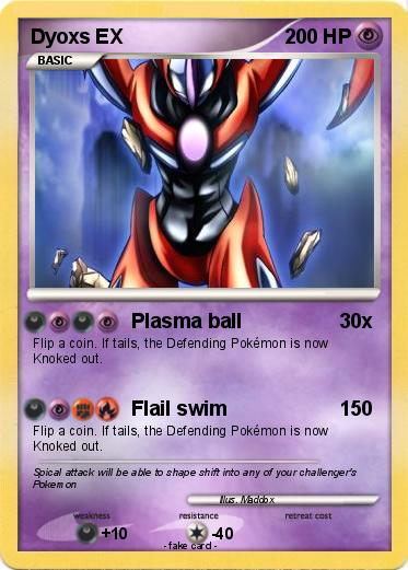 Pokemon Dyoxs EX