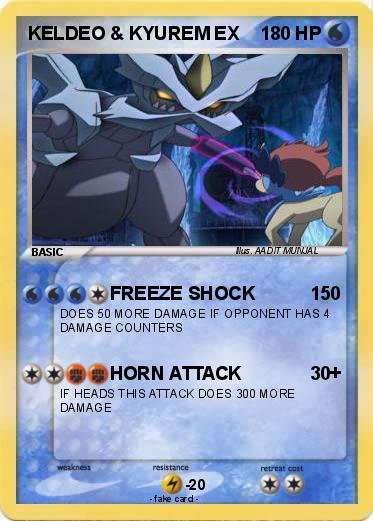 Pokemon KELDEO & KYUREM EX