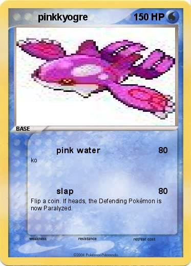 Pokemon          pinkkyogre