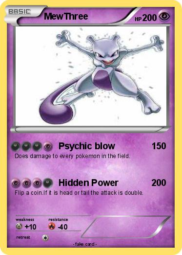 Pokemon MewThree