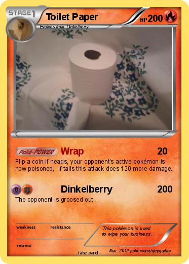 Pokemon Toilet Paper