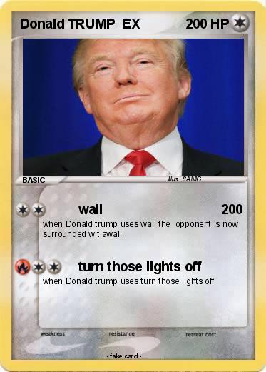 Pokemon Donald TRUMP  EX