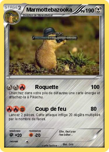 Pokemon Marmottebazooka