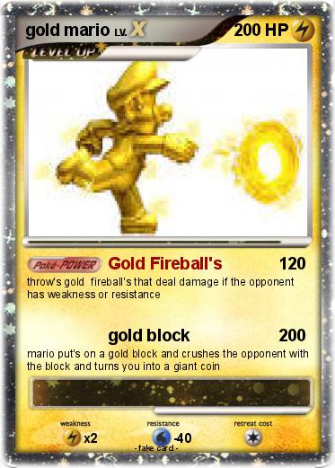 Pokemon gold mario