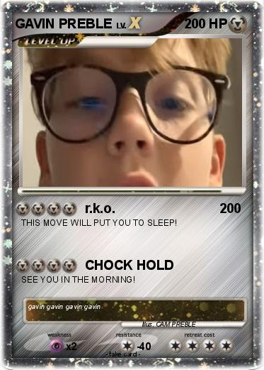 Pokemon GAVIN PREBLE