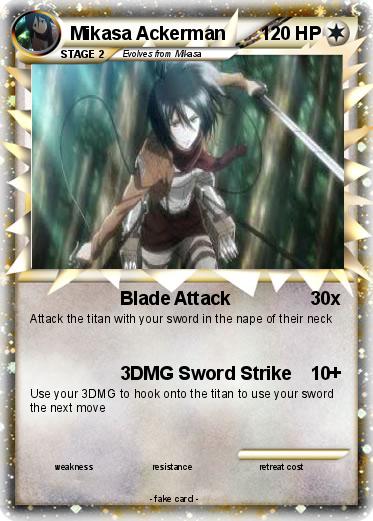 Pokemon Mikasa Ackerman
