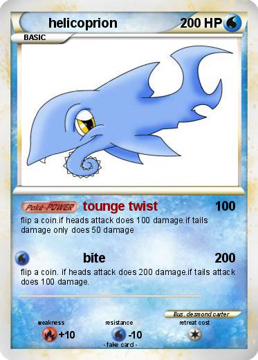 Pokemon helicoprion