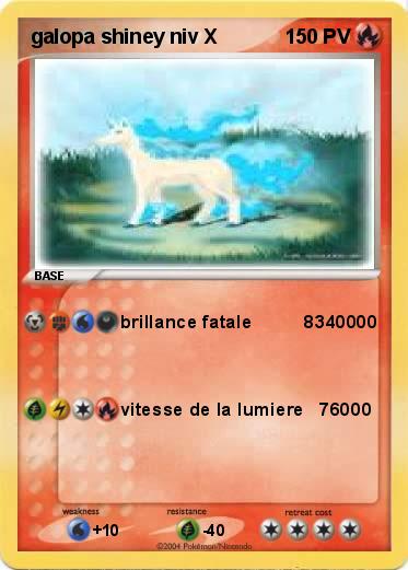 Pokemon galopa shiney niv X