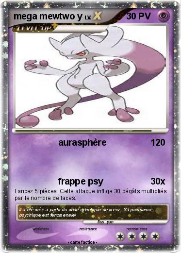 Pokemon mega mewtwo y