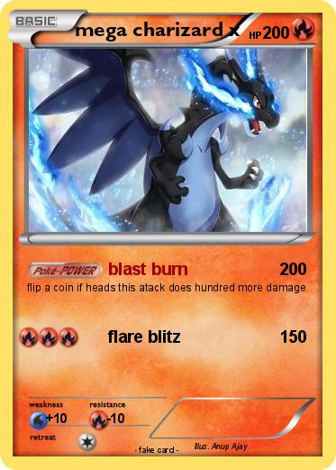 Pokemon mega charizard x