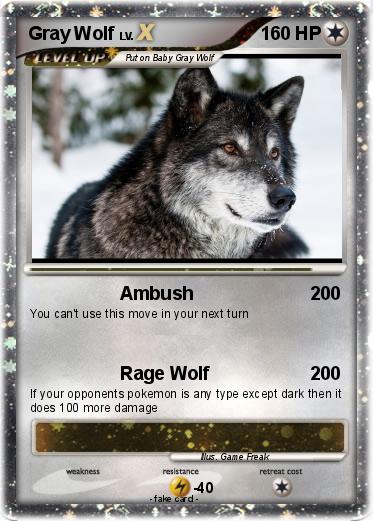 Pokemon Gray Wolf
