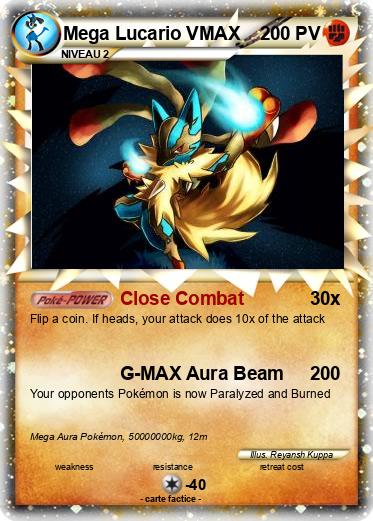 Pokemon Mega Lucario VMAX