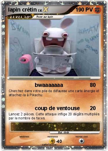 Pokemon lapin crétin