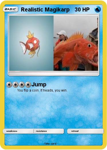 Pokemon Realistic Magikarp