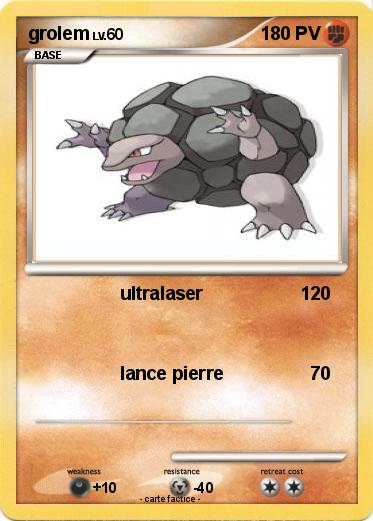 Pokemon grolem