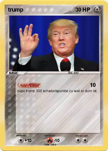 Pokemon trump