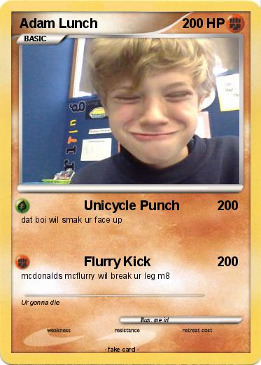 Pokemon Adam Lunch