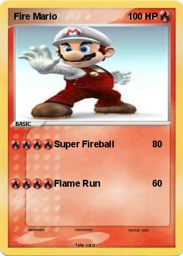 Pokemon Fire Mario