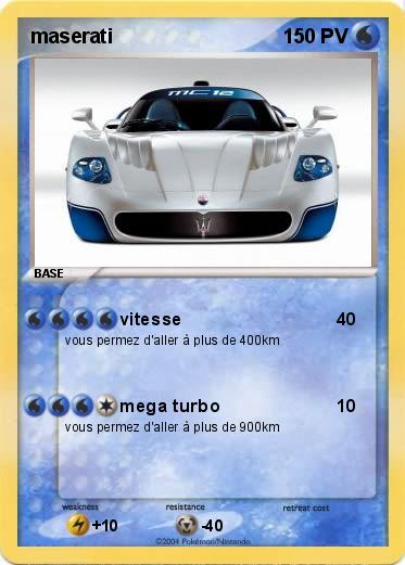 Pokemon maserati
