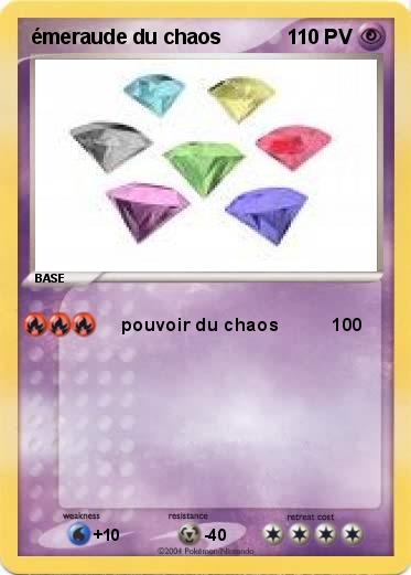 Pokemon émeraude du chaos