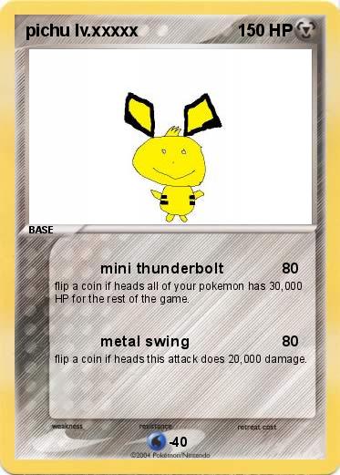 Pokemon pichu lv.xxxxx