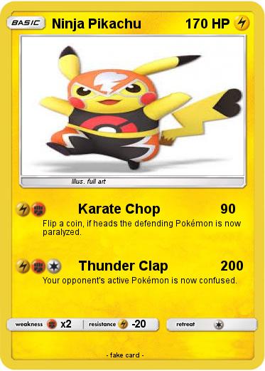 Pokemon Ninja Pikachu